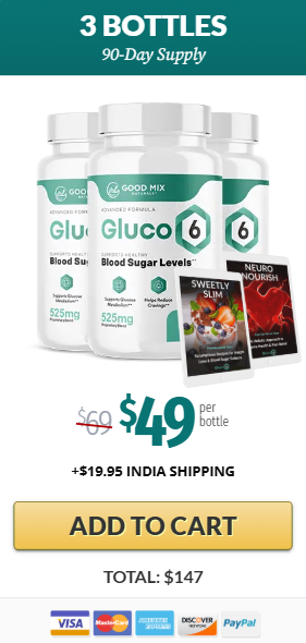 Gluco6 3 Bottle Package